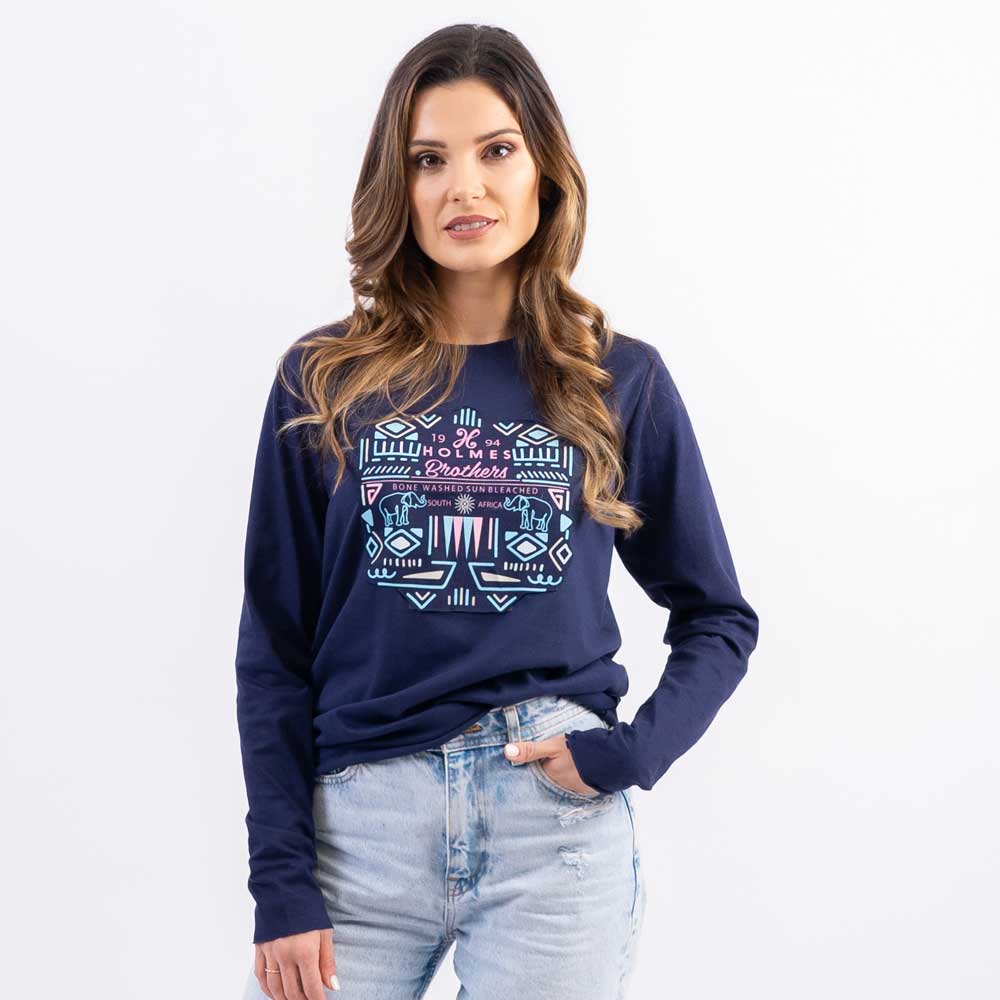 Women's Afro Long Sleeve Tee