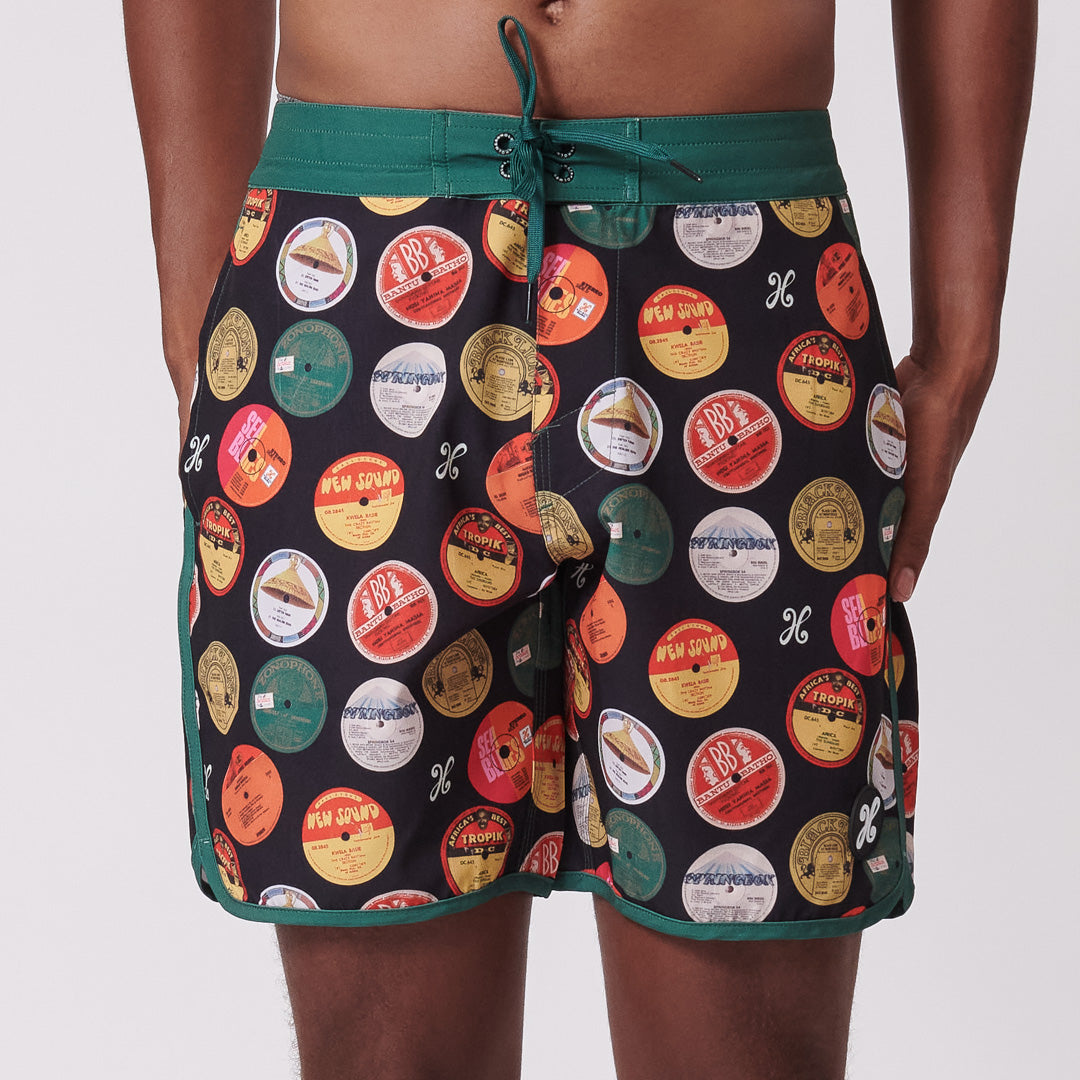 Vinyl Scallop Boardshort