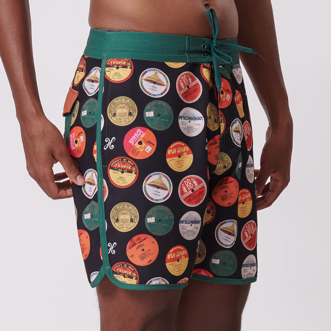 Vinyl Scallop Boardshort