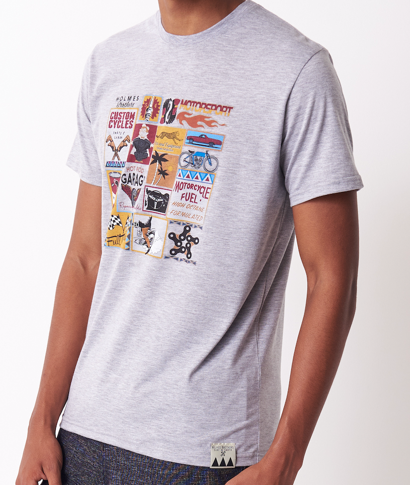 Hotrod block tee