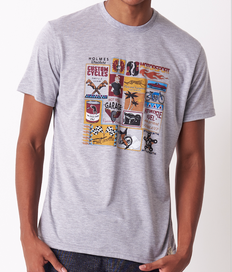 Hotrod block tee