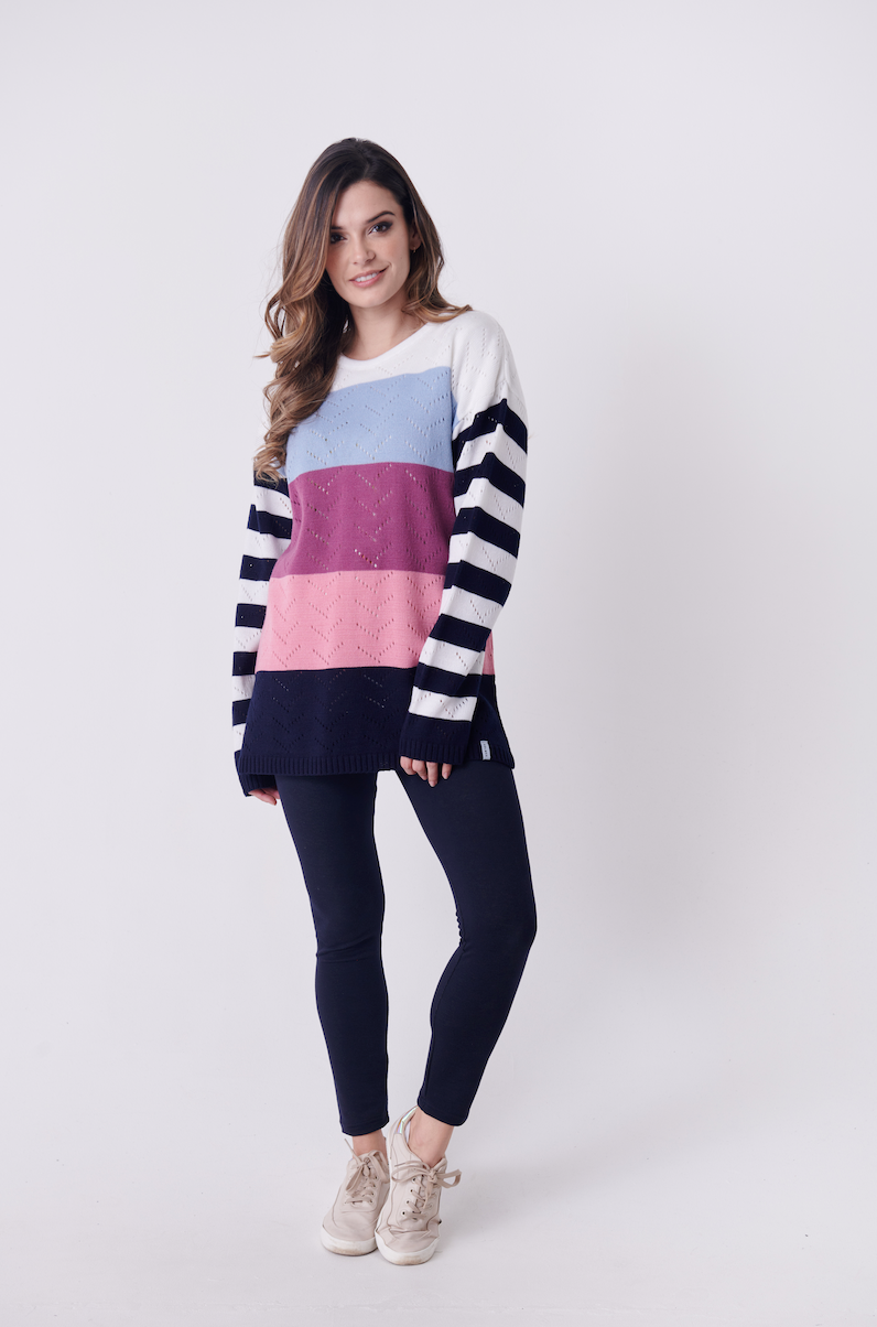 Slouchy Stripes Jersey