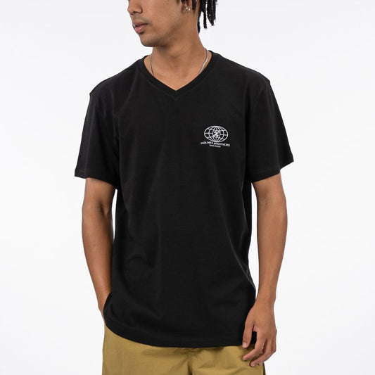 Globe V Neck Tee