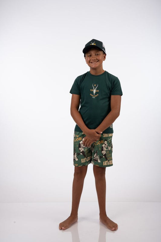 Boy's Skull Rugby Tee