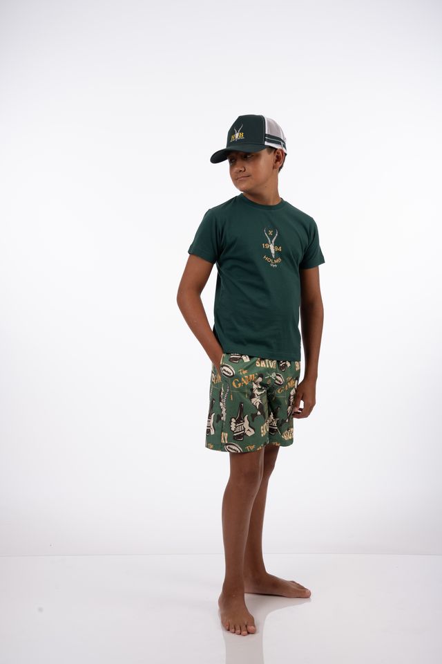 Boy's Skull Rugby Tee