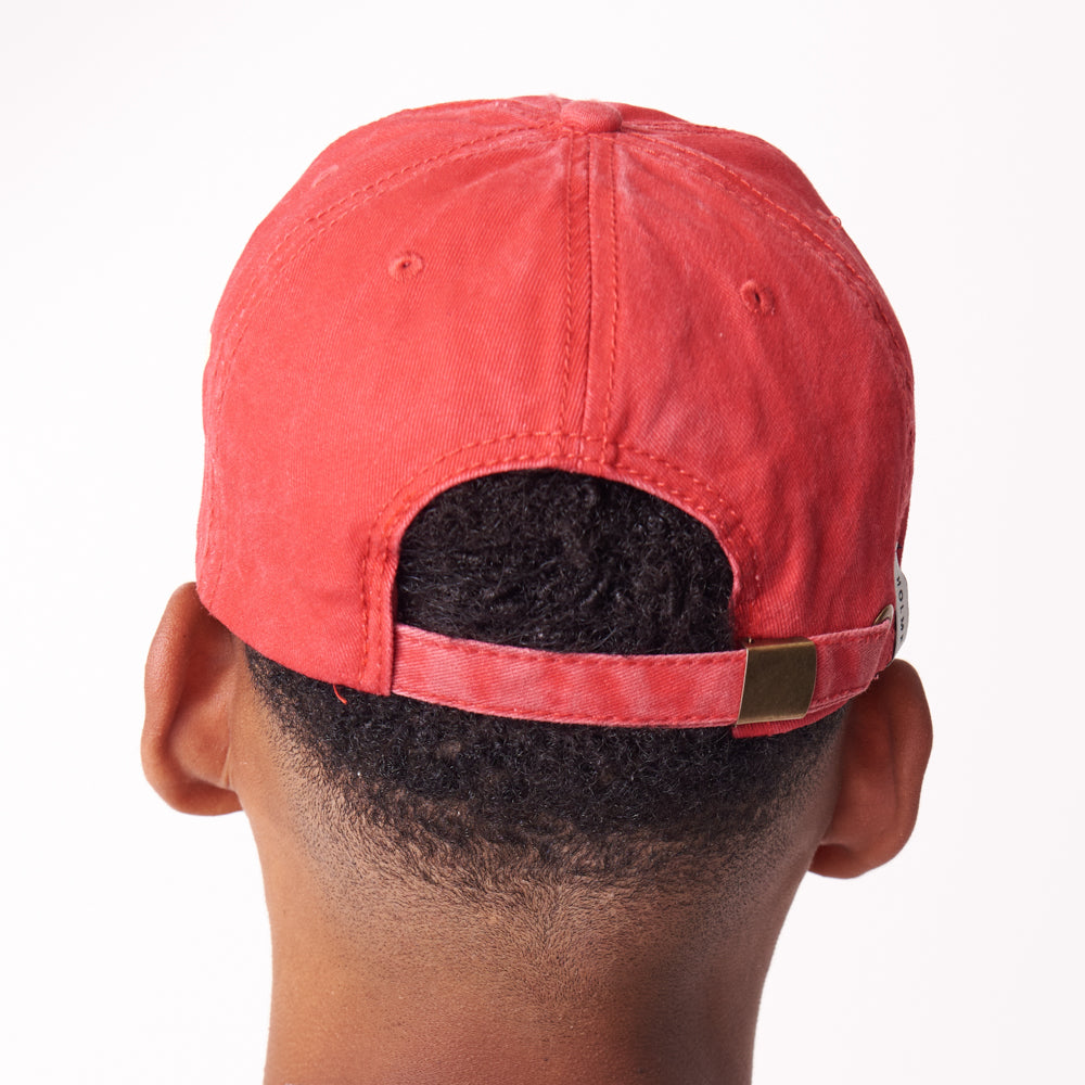 Holmes Bros Embroidered and Number Red Dad Cap