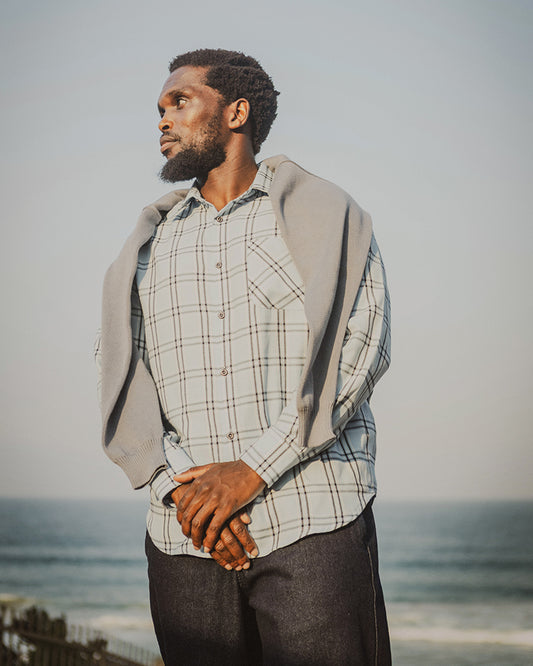 Rock Star Long Sleeve Check Shirt