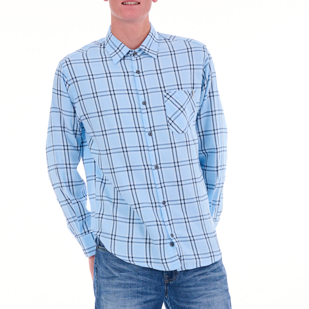 Rock Star Long Sleeve Check Shirt