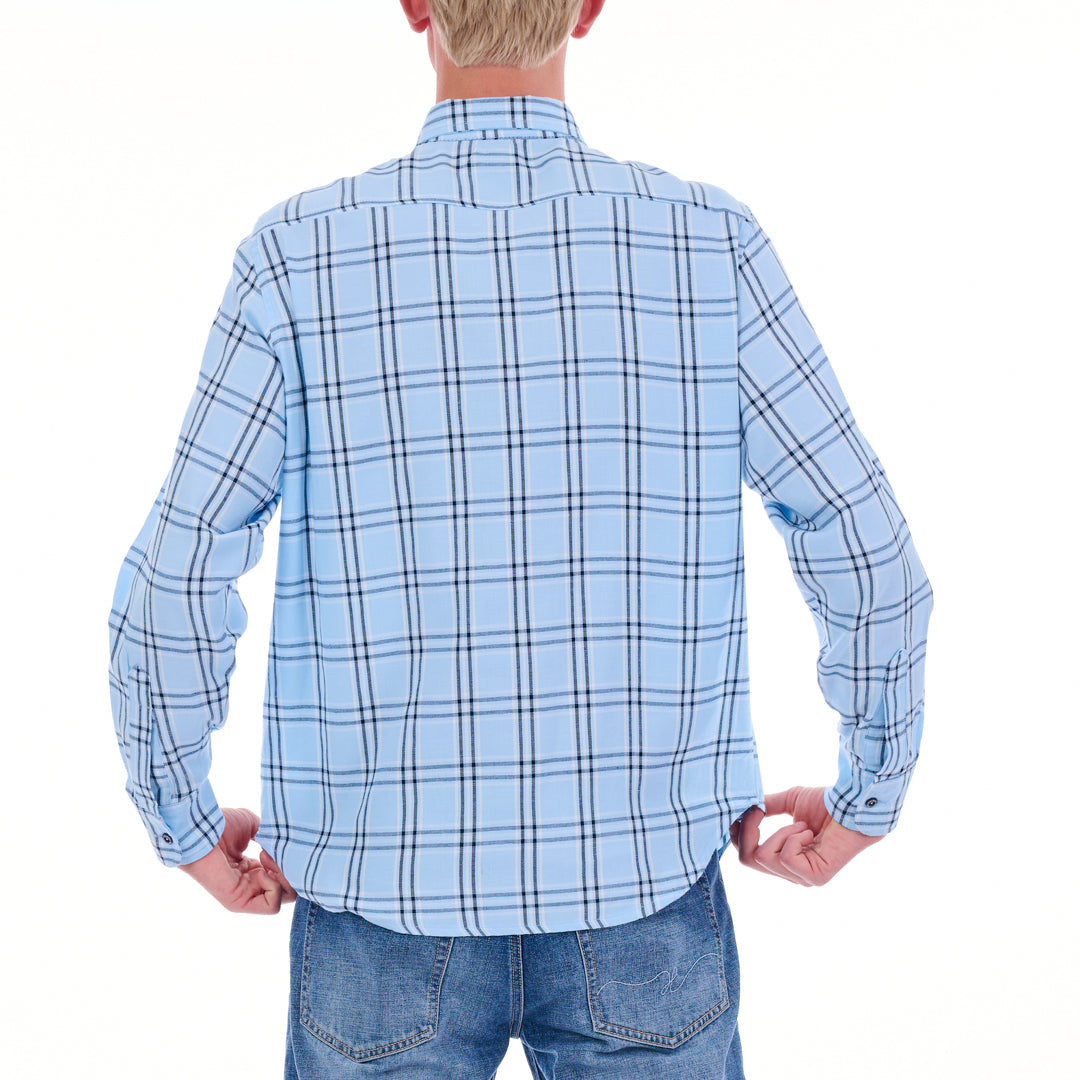 Rock Star Long Sleeve Check Shirt