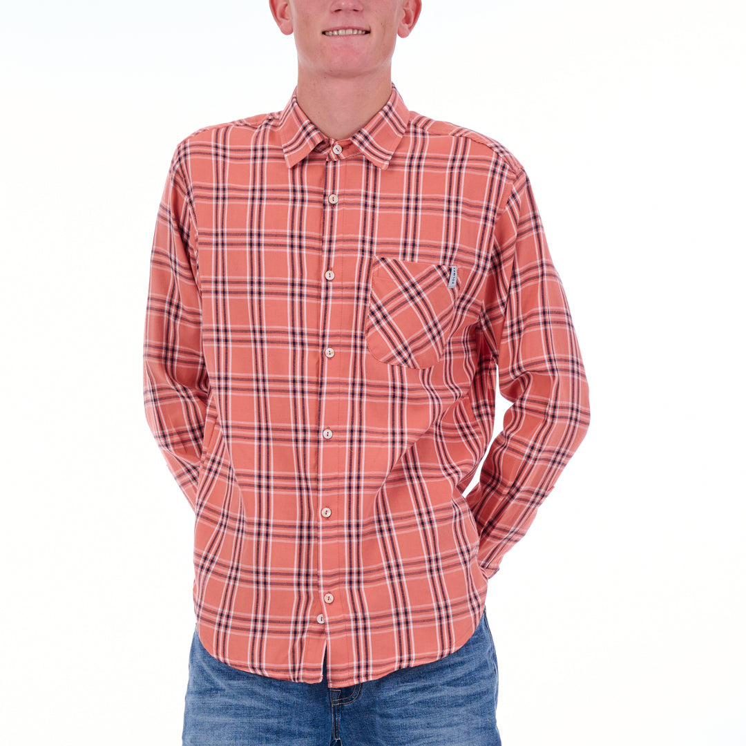 Rock Star Long Sleeve Check Shirt