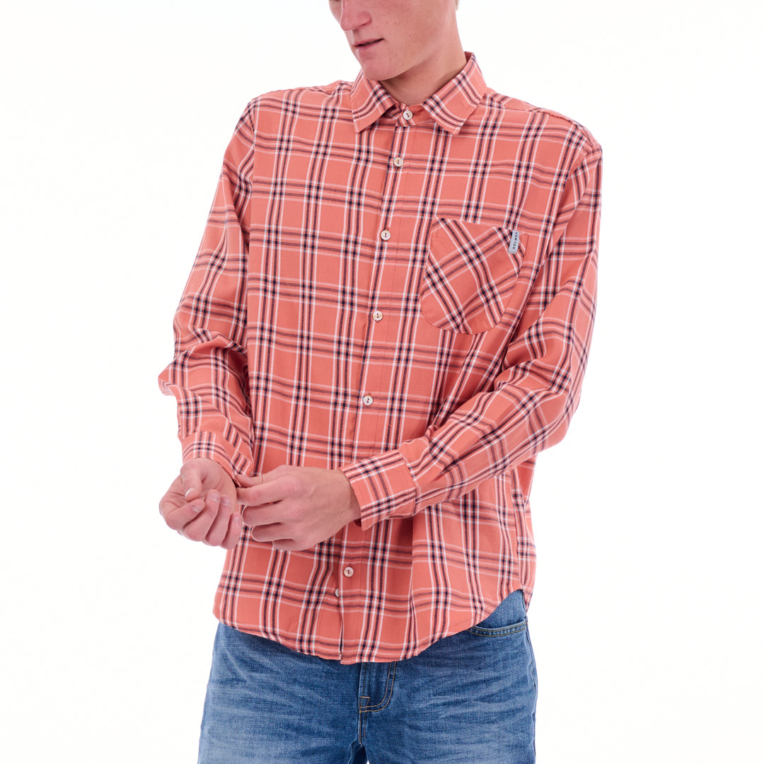 Rock Star Long Sleeve Check Shirt