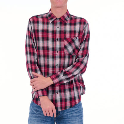 Double Face Long Sleeve Check Shirt