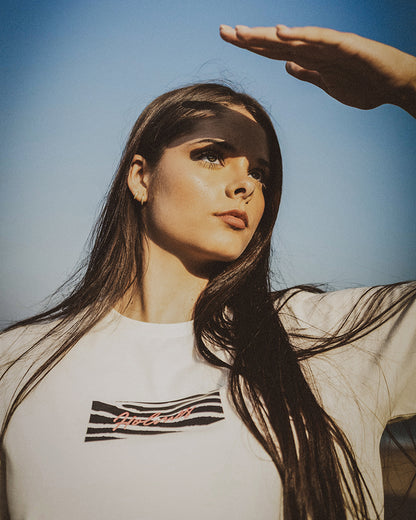 Women's Zebra Strip Tee