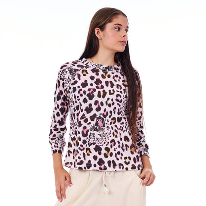 Women's Big Leopard Tee