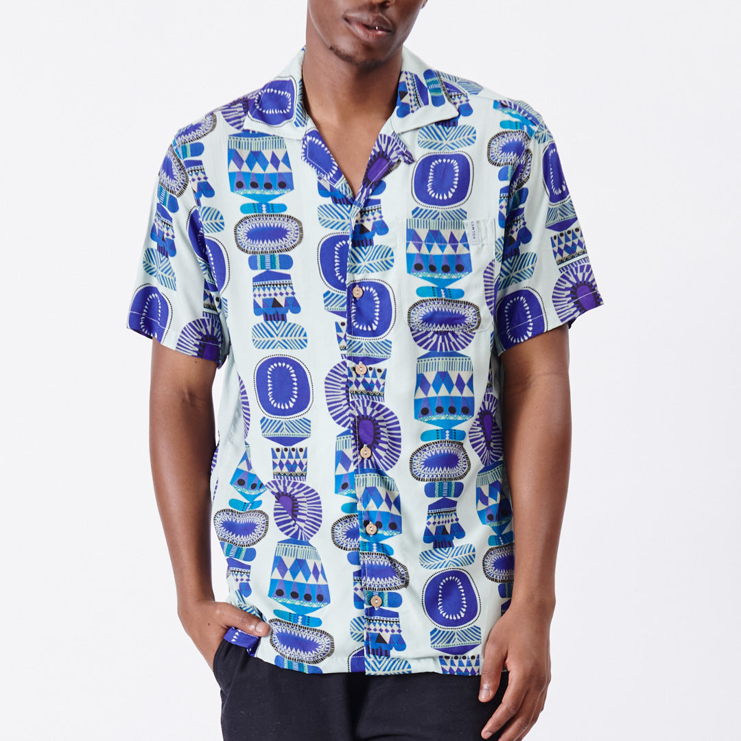 Kiwi Fruit Short Sleeve Woven Shirt