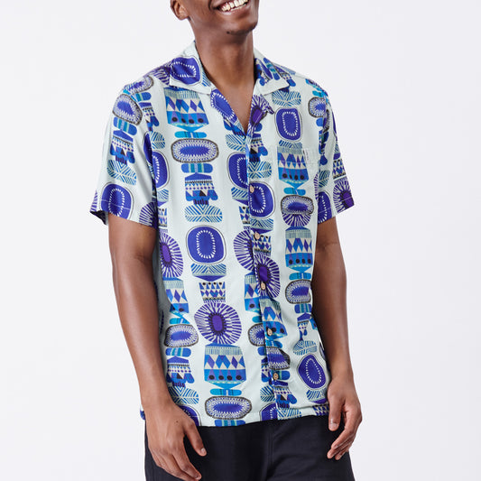 Kiwi Fruit Short Sleeve Woven Shirt