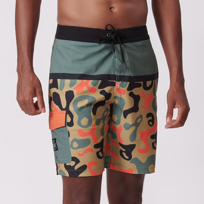 Apocolypse Neon Boardshort