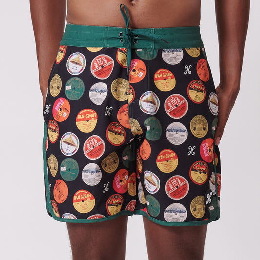 Vinyl Scallop Boardshort