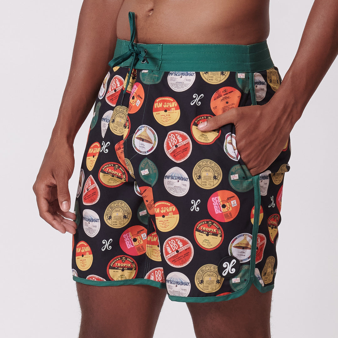 Vinyl Scallop Boardshort