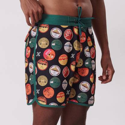 Vinyl Scallop Boardshort
