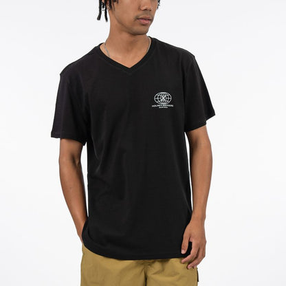Globe V Neck Tee