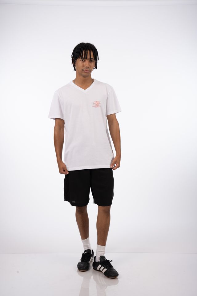Globe V Neck Tee