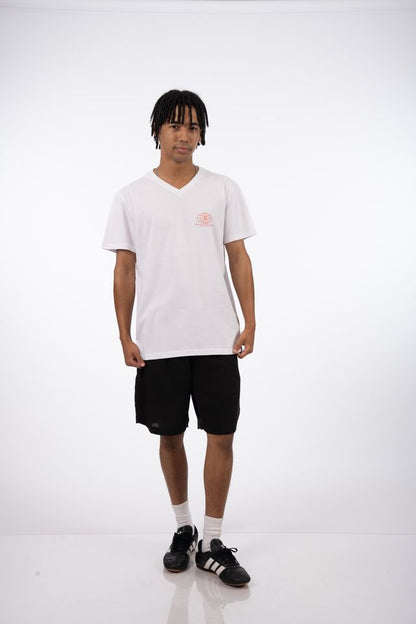 Globe V Neck Tee