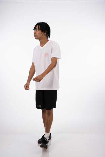 Globe V Neck Tee