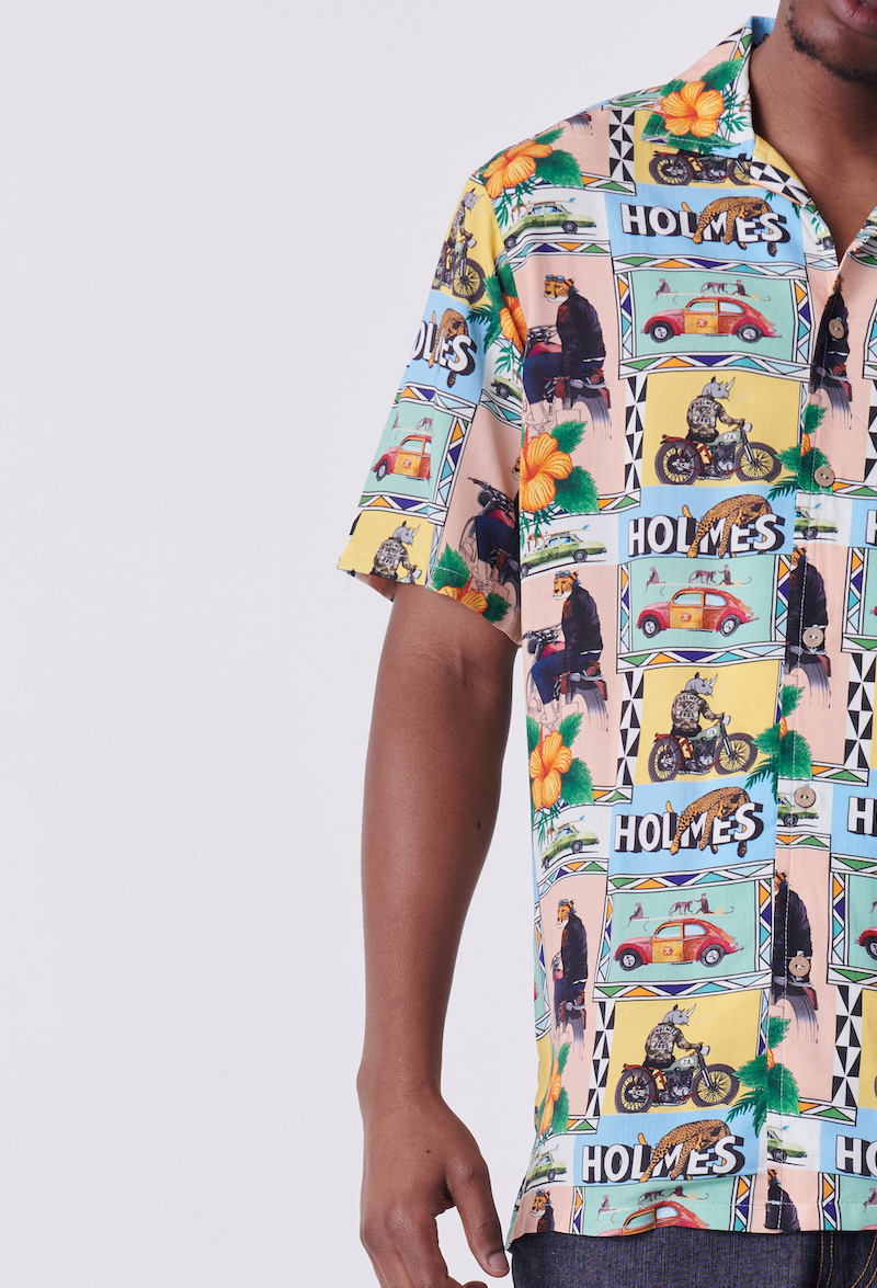 Holmes Animal Transport  Print Short-Sleeve Shirt