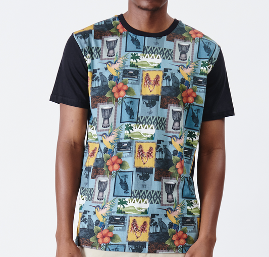 Faded collage T-Shirt