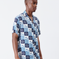 Holmes Bros Aloe Cocktail Button Up Short-Sleeve Shirt