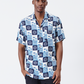 Holmes Bros Aloe Cocktail Button Up Short-Sleeve Shirt