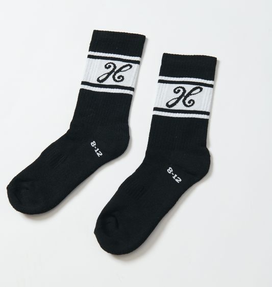 Holmes Black H Socks