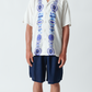 Holmes Afro Bowling Shirt Button Up Short-Sleeve Shirt