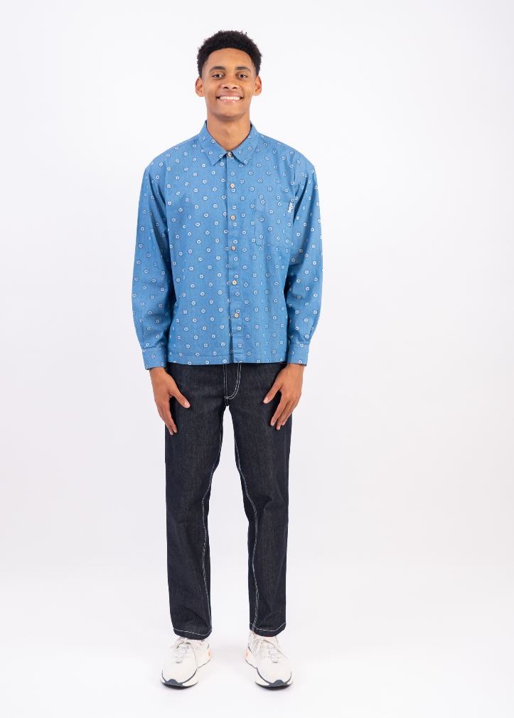 Holmes Circle Shirt Button Up Short-Sleeve Shirt