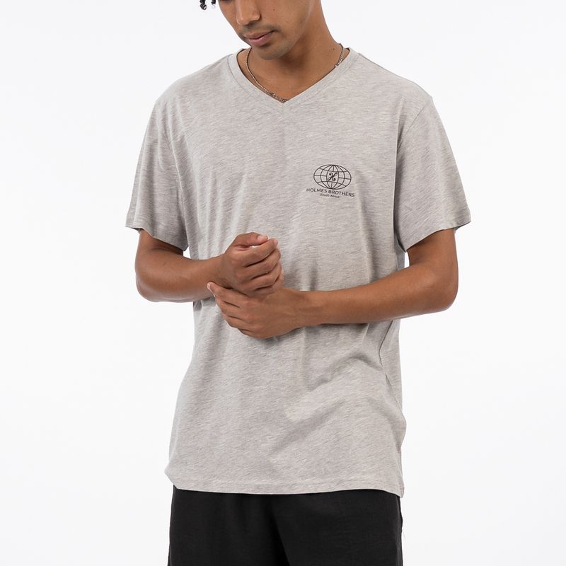 Globe V Neck Tee