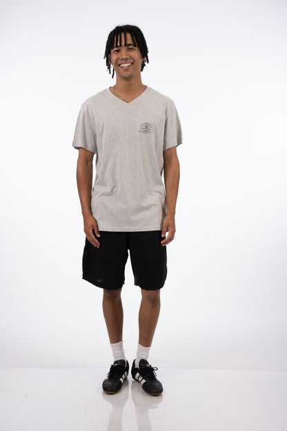 Globe V Neck Tee