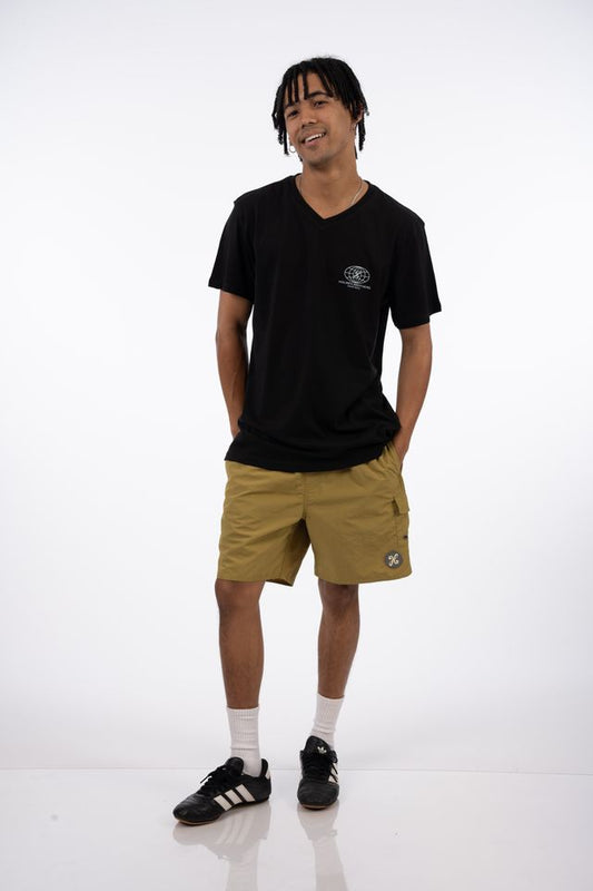 Globe V Neck Tee