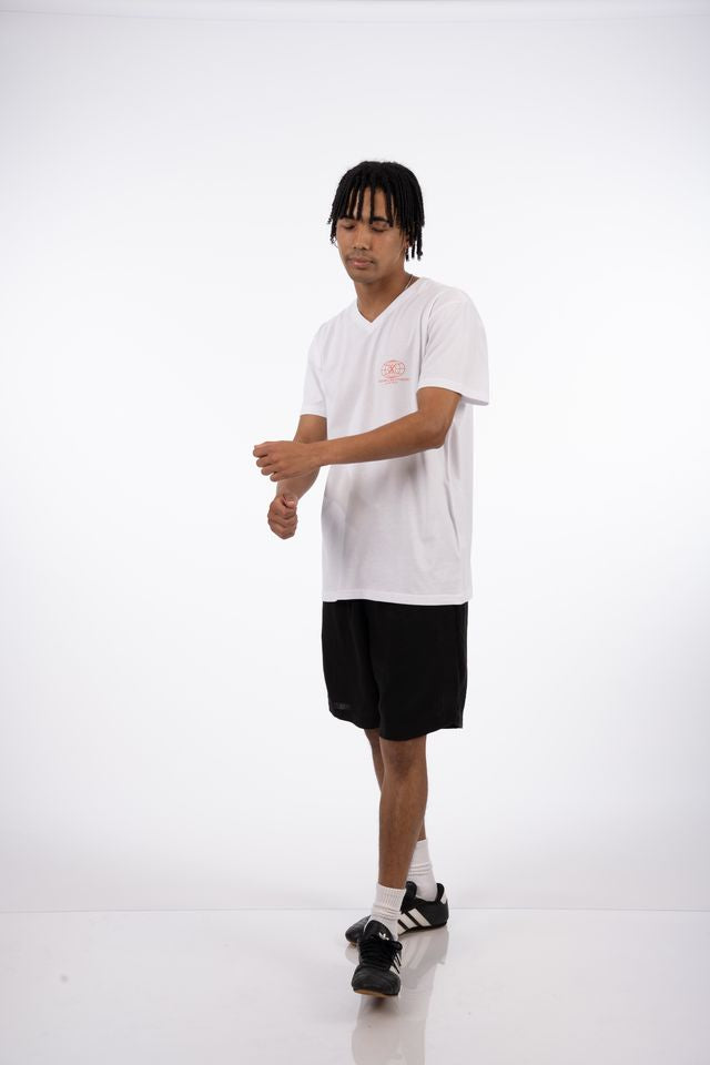 Globe V Neck Tee