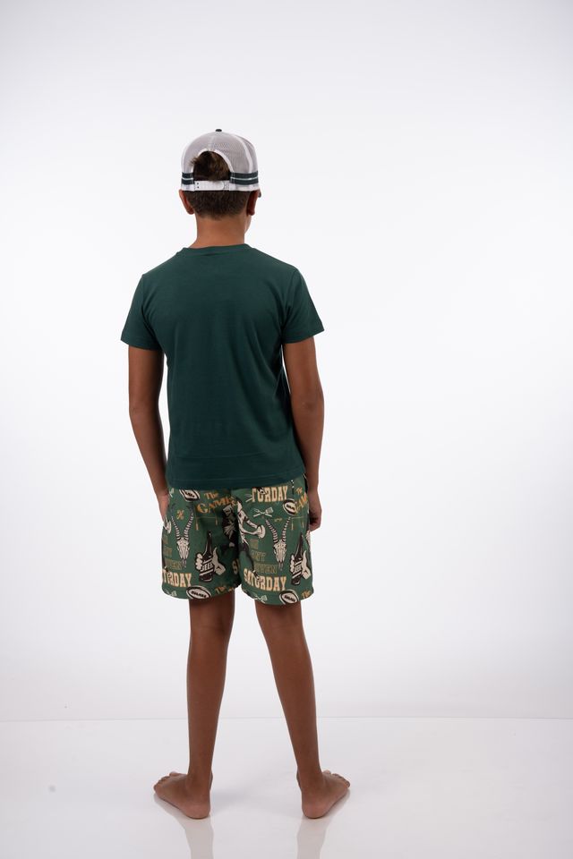Boy's Skull Rugby Tee