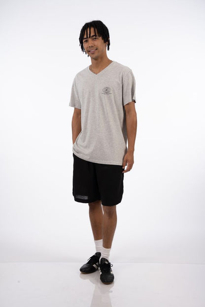 Globe V Neck Tee
