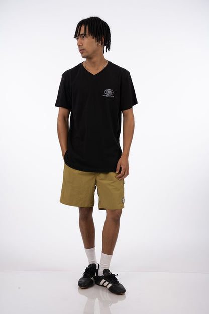 Globe V Neck Tee