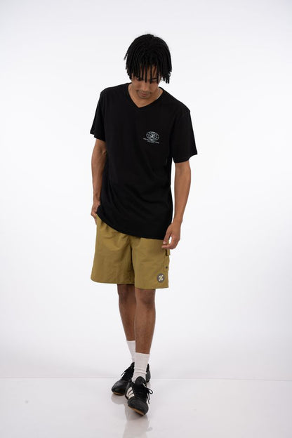 Globe V Neck Tee
