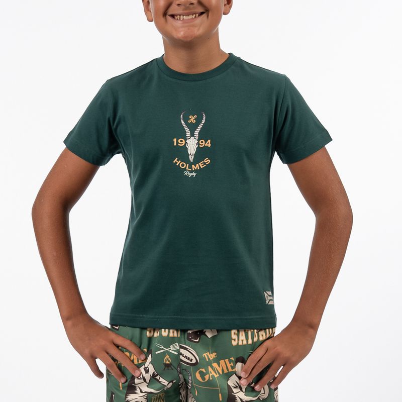 Boy's Skull Rugby Tee
