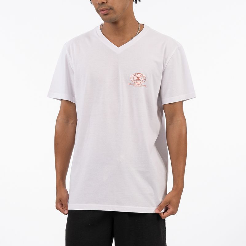 Globe V Neck Tee