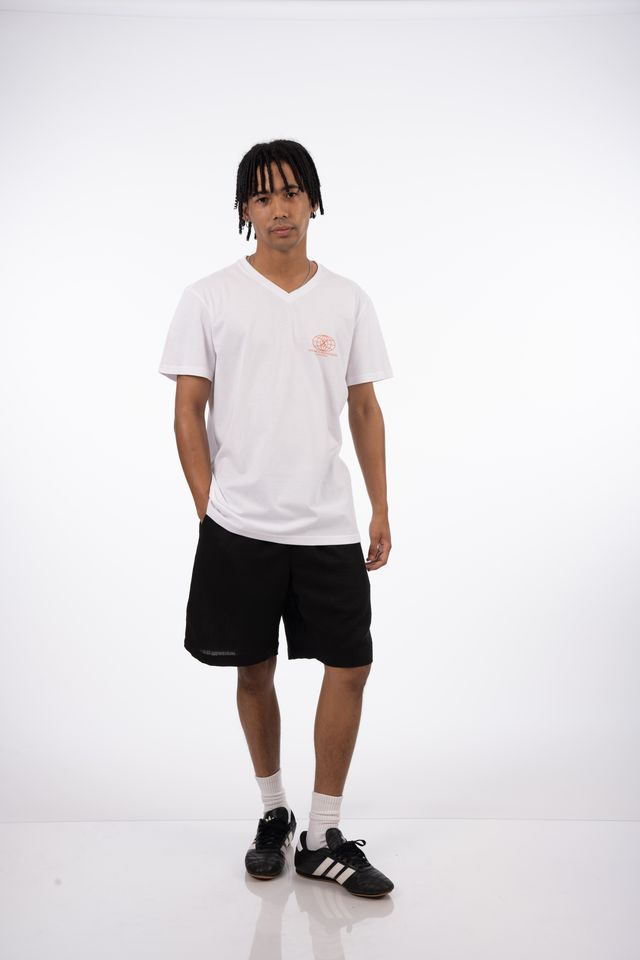 Globe V Neck Tee
