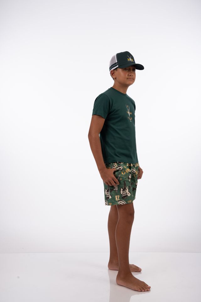 Boy's Skull Rugby Tee